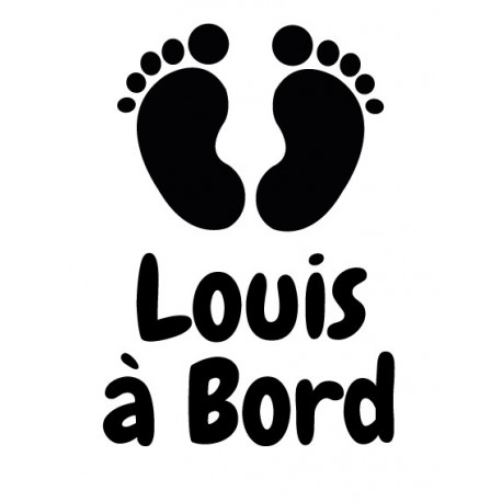 Stickers Personnalises Bebe A Bord Pour Voiture Lisasys