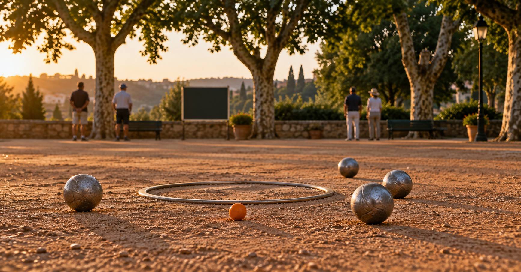 Illustration éditoriale du sujet : Qui commence une partie de pétanque : la règle du sort