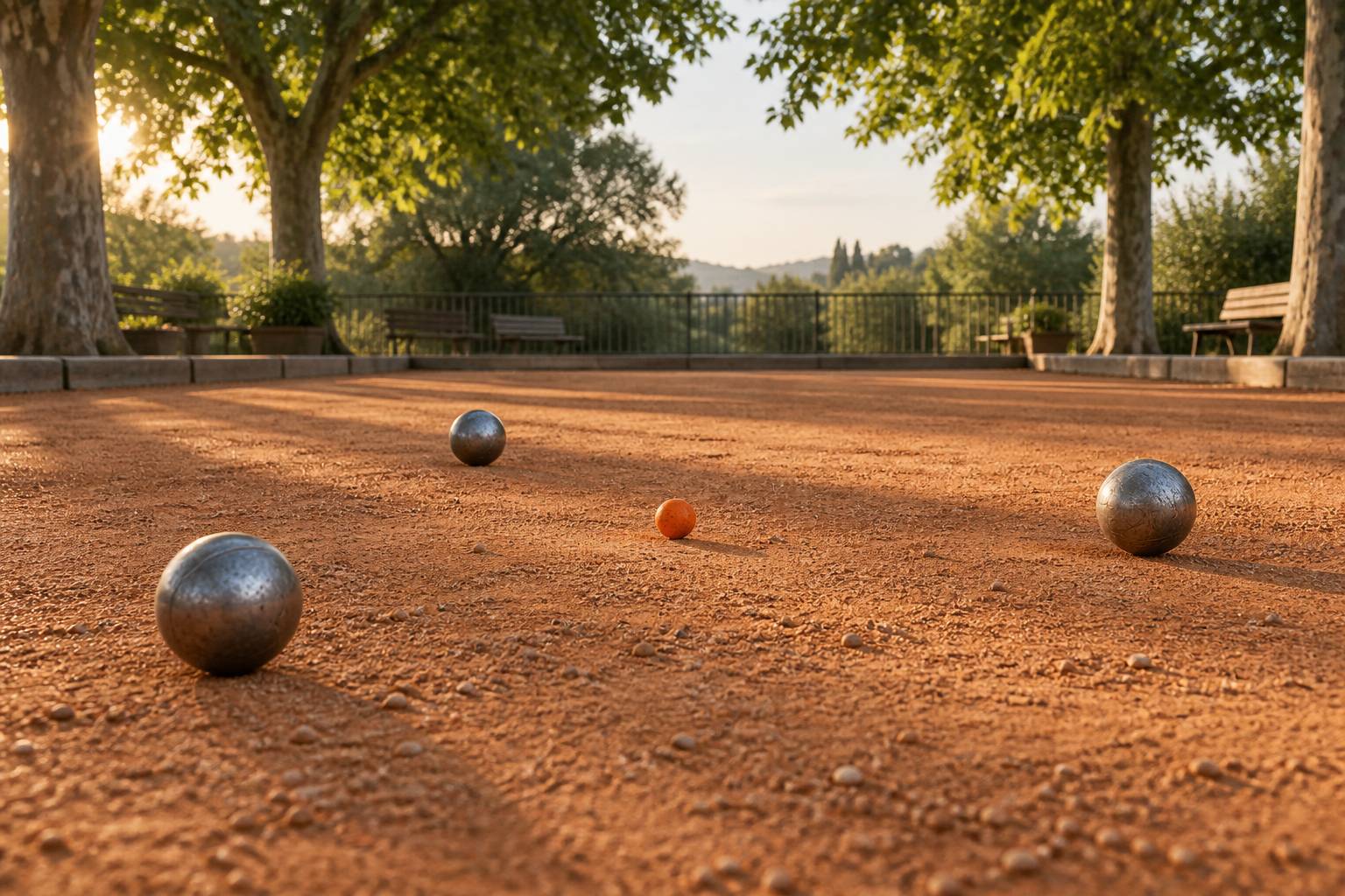 Illustration éditoriale du sujet : Règles du tête-à-tête à la pétanque : mode d'emploi