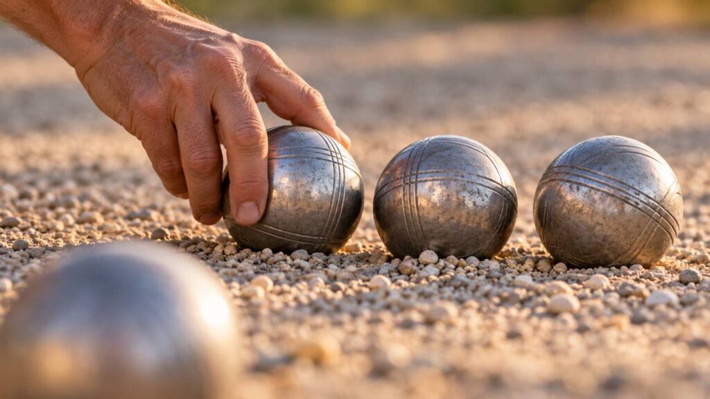 Illustration de détail sur le sujet : Boules de pétanque loisir : lesquelles prendre pour jouer