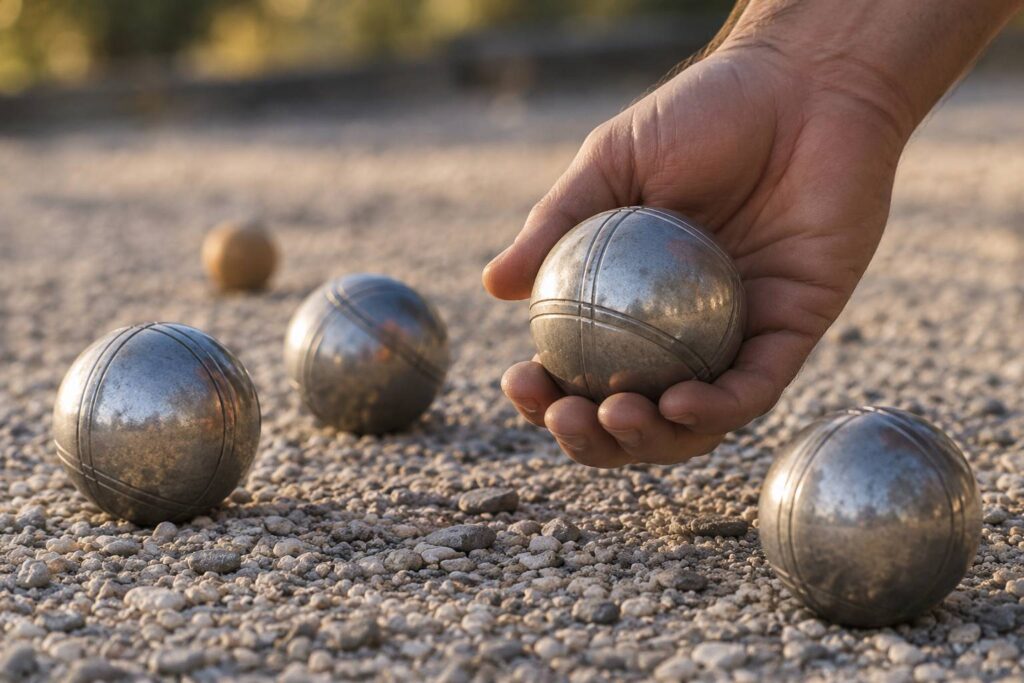 Plan de détail illustrant le sujet de l'article : Prix d’une boule de pétanque : les fourchettes par gamme