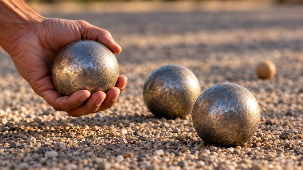 Illustration de détail sur le sujet : Quel poids de boules de pétanque choisir selon vous